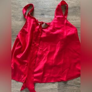 Victoria's Secret Red Satin Camisole